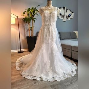 Mermaid Mesh Wedding Dress